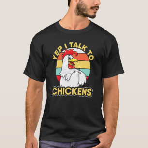 Yep I Talk To Chickens Women Men Kids Chicken Buff T-Shirt