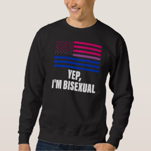 Yep I'm Bisexual Bisexual Flag Lgbt Gay Pride Sweatshirt