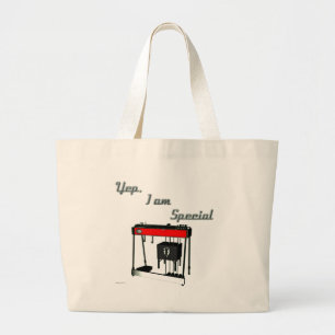Yep I'm Special - Pedal Steel Guitar Large Tote Bag