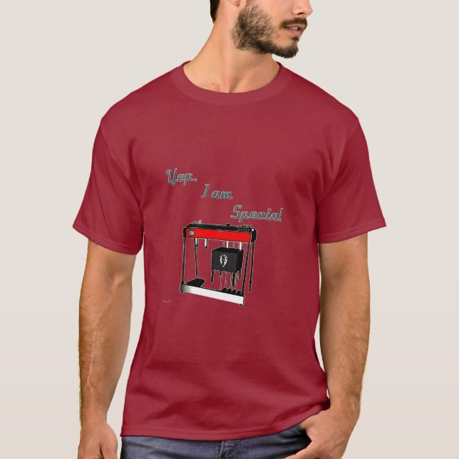 Yep I'm Special - Pedal Steel Guitar T-Shirt (Front)