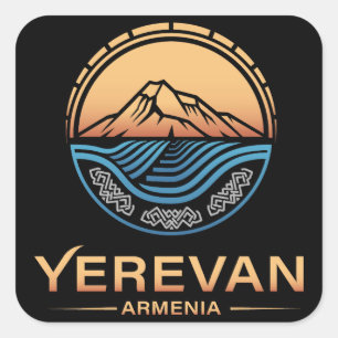 Yerevan Armenia Square Sticker