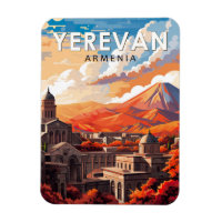 Yerevan Armenia Travel Art Vintage