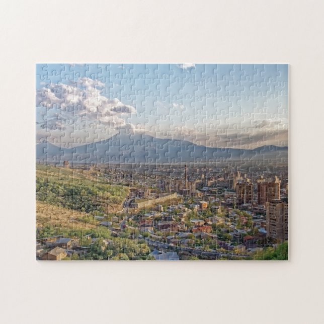 Yerevan, Armenia With Mount Ararat in Background Jigsaw Puzzle (Horizontal)