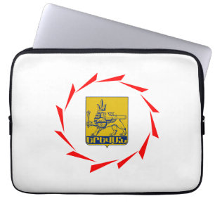  Yerevan city symbol Coat arms flag Armenia emblem Laptop Sleeve