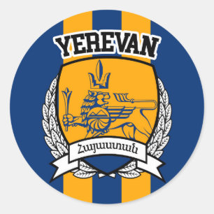 Yerevan Classic Round Sticker