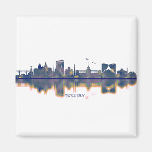 Yerevan Skyline Magnet