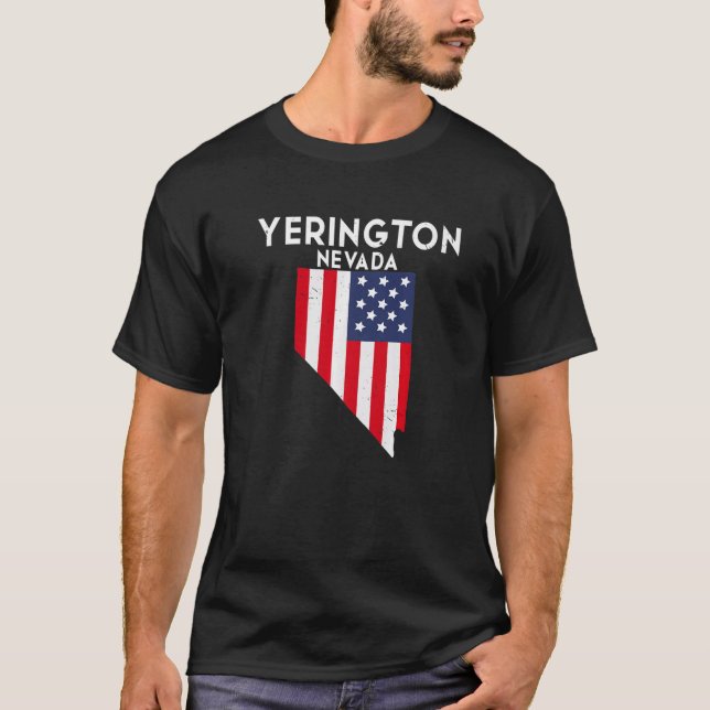 Yerington Nevada USA State America Travel Nevadan  T-Shirt (Front)