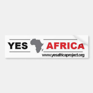 Yes Africa Bumper Sticker