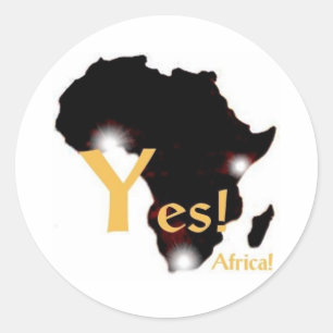 Yes! Africa! Sticker