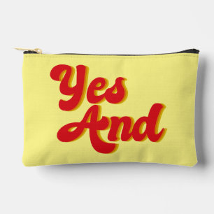 Yes And Improv Comedy Club Comedian Accessory Pouch