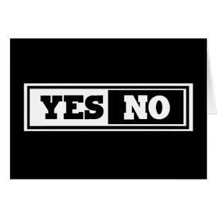 Yes and No