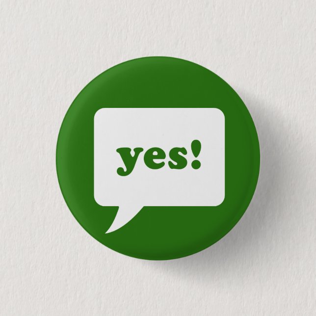 "yes!" button (Front)
