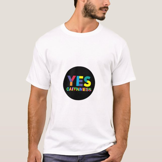 Yes Caithness Multi Color T-Shirt (Front)