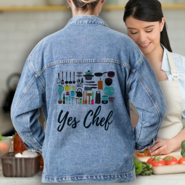 Yes Chef Blue Denim Jean Jacket (Creator Uploaded)