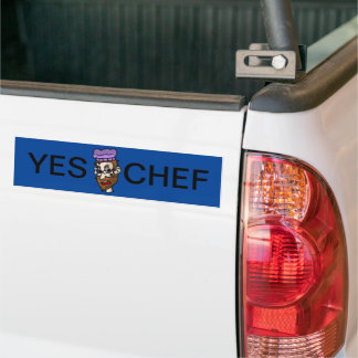 Yes Chef bumper sticker