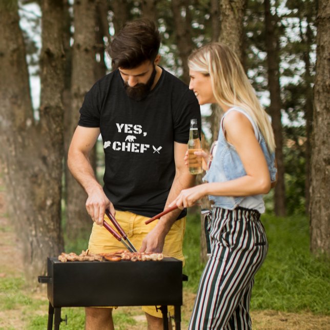 Yes Chef Culinary Kitchen Cooking T-Shirt (Creator Uploaded)