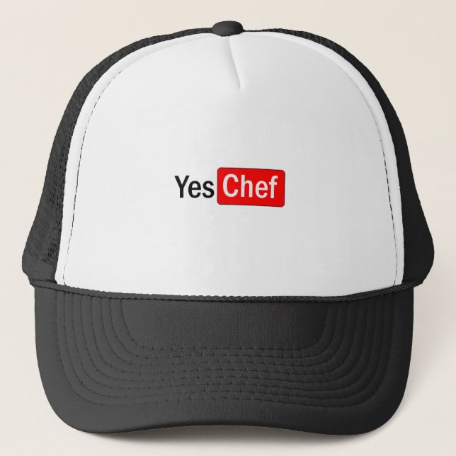 Yes Chef Trucker Hat (Front)