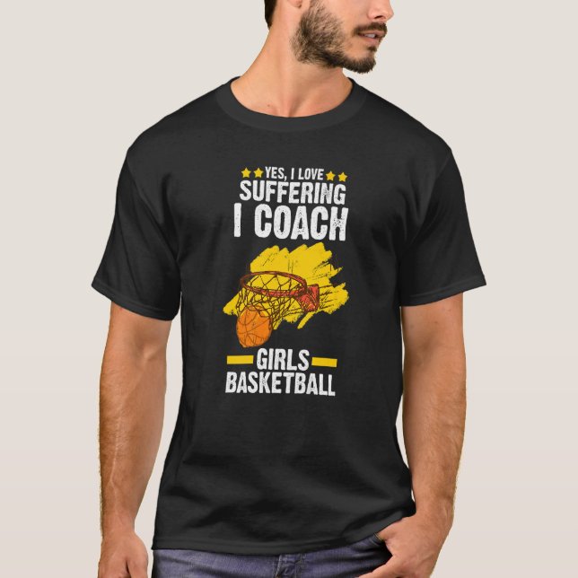 Yes Coach Basketball Basketball Trainer T-Shirt (Front)