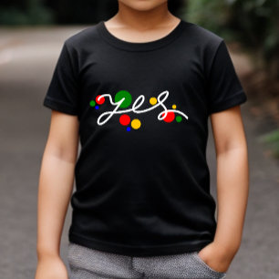 Yes - Colorful Baby T-Shirt Tee   DP7Art
