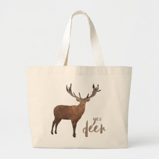 Yes Deer Tote Bag