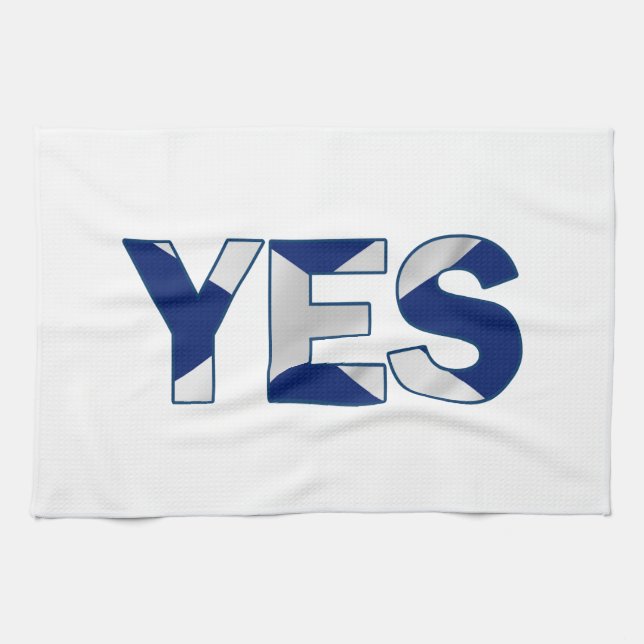 Yes Design Tea Towel (Horizontal)