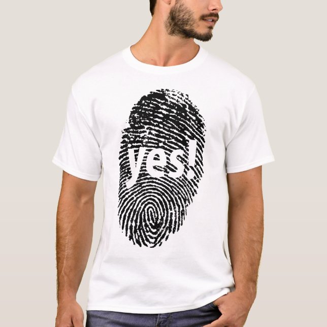 Yes: finger print T-Shirt (Front)