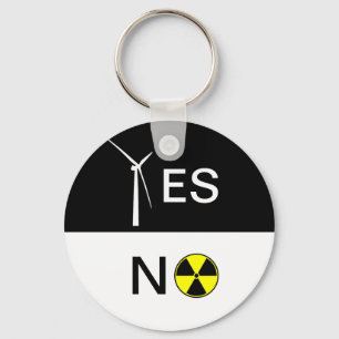 "YES" FOR CLEAN ENERGY KEY RING