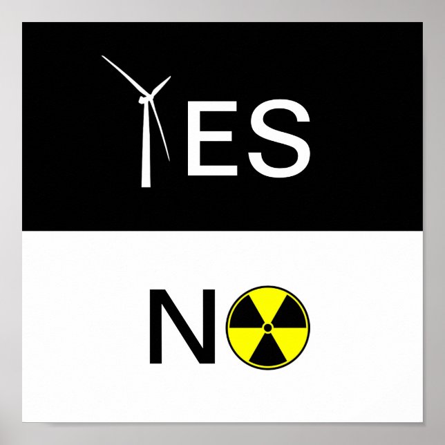 "YES" FOR CLEAN ENERGY POSTER (Front)