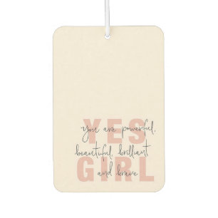 Yes Girl Car Air Freshener