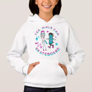 Yes Girls Can Skateboard Skateboarder Skater Women