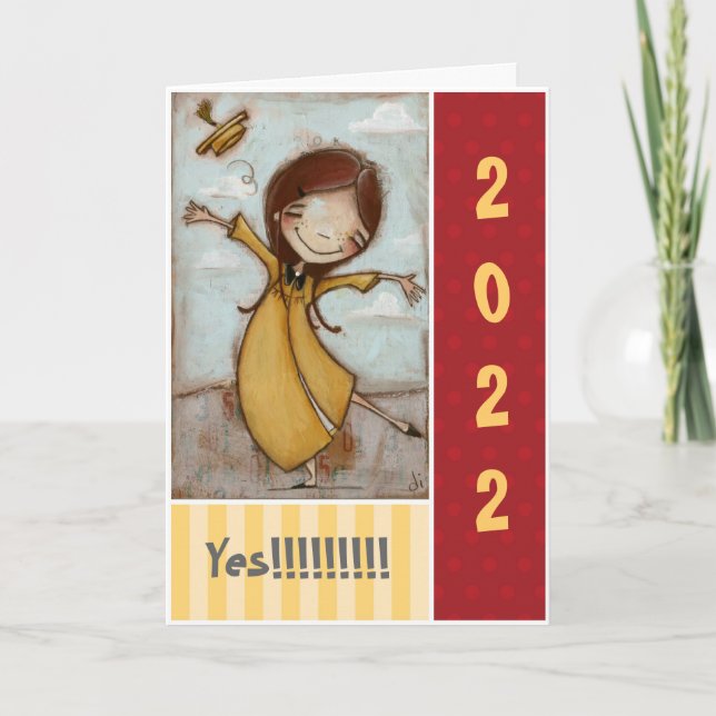 Yes!!!! - Graduation card (Front)