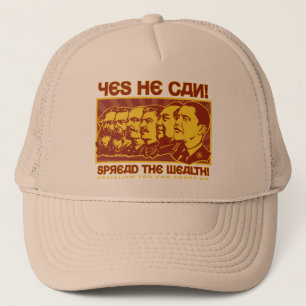 Yes He Can! Comrade Obama Spoof Trucker Hat