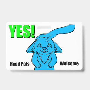 Yes! Headpats ID Badge