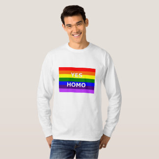 Yes Homo LGBT T-Shirt