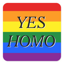 yes homo sticker