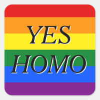 yes homo sticker