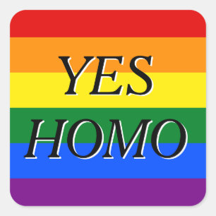 yes homo sticker