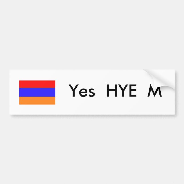 Yes Hye M - Bumper Sticker (Front)