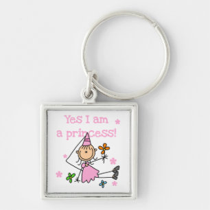 Yes I am a Princess Key Ring