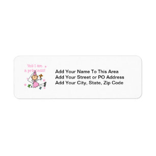 Yes I am a Princess Return Address Label