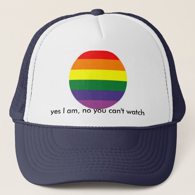 yes I am, no you can't watch hat (Front)
