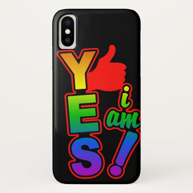 YES I AM phone cases (Back)
