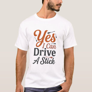 Yes I Can Drive A Stick Vintage Witch Shirt