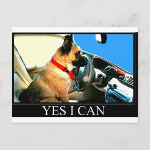 Yes I CAN. Postcard
