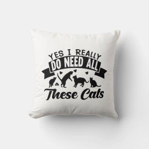 yes i do need all these cats   cats love design  cushion