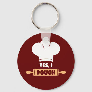 'Yes, I dough' Baker's Key Ring