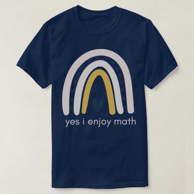 Yes I Enjoy Math   T-Shirt (Design Front)