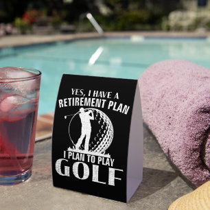 Yes I Have A Retirement Plan Golf Funny Golfer