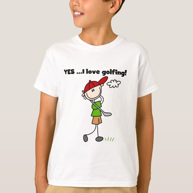 YES I Love Golfing Tshirts and Gifts (Front)