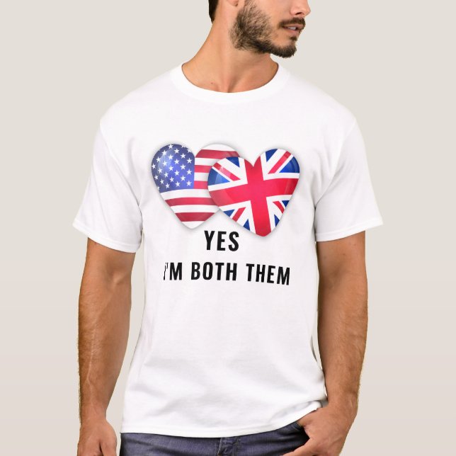 Yes, I’m Both – Citizenship Day  T-Shirt (Front)